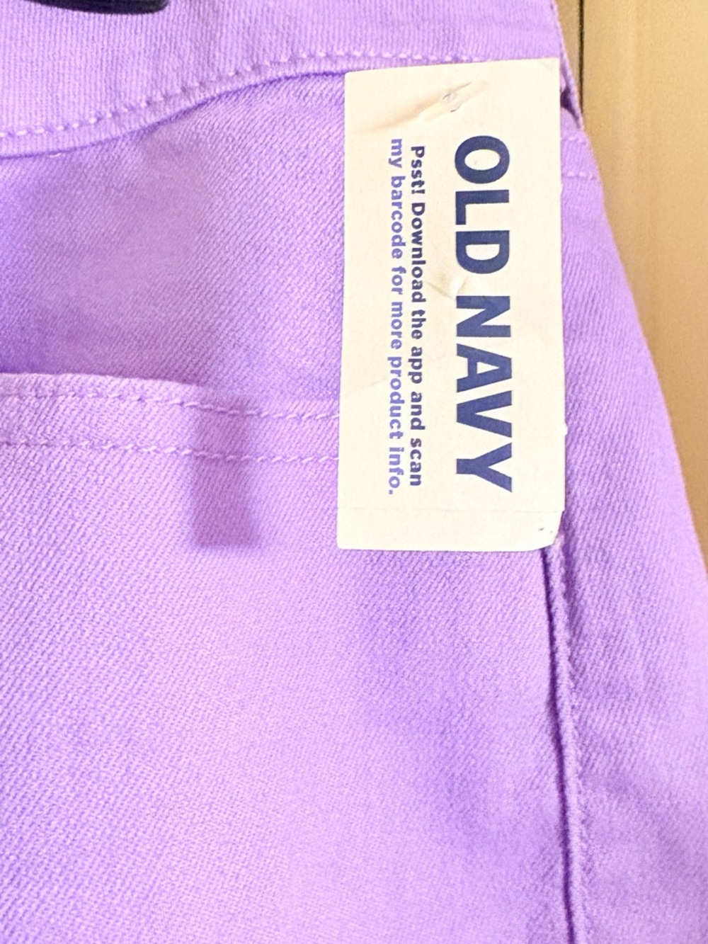 Old Navy Lilac Denim Shorts - Picture 3 of 5